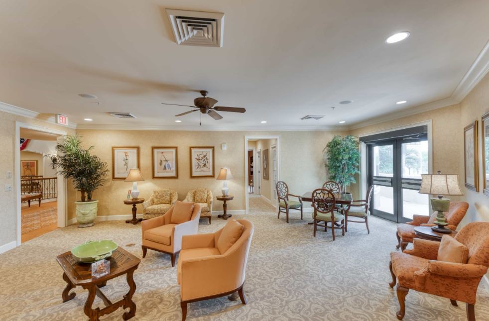 A cozy living room with comfortable seating and stylish decor.