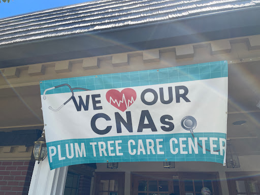 A banner showing appreciation for Certified Nursing Assistants (CNAs) at Plum Tree Care Center.