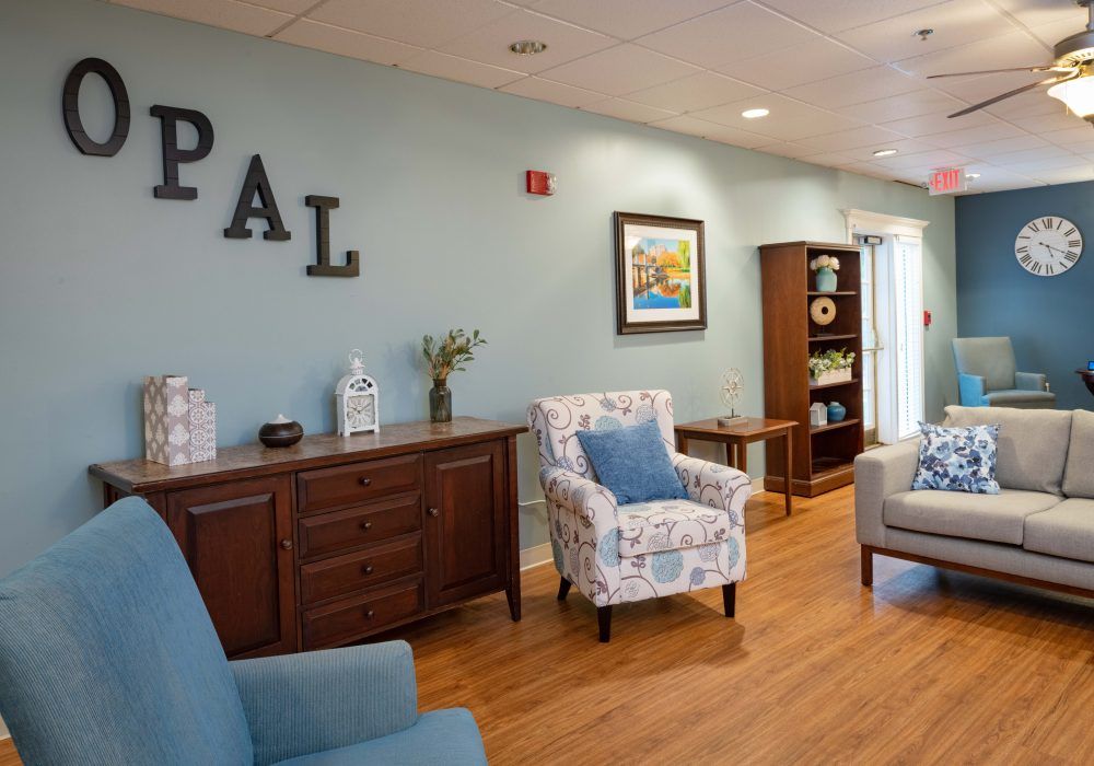 A cozy, modern living room with comfortable seating and elegant decor.