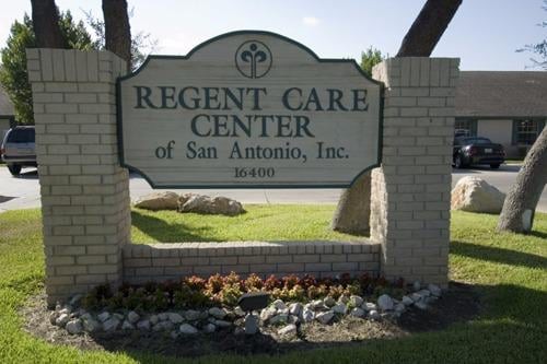 Sign for Regent Care Center of San Antonio.