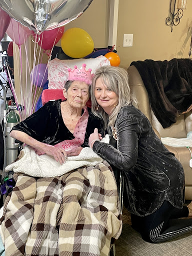 A heartwarming moment celebrating a special birthday with family.