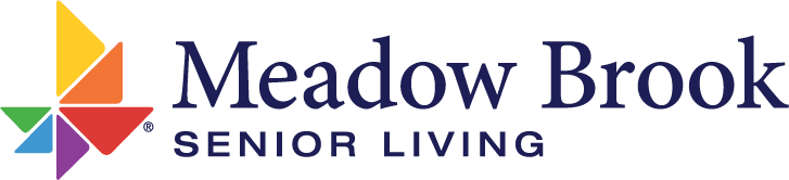 A business logo with text on a dark background.