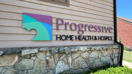 Sign for Progressive Home Health & Hospice.