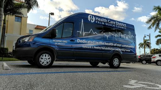 A healthcare vehicle dedicated to promoting the health of the community in Palm Beach County.