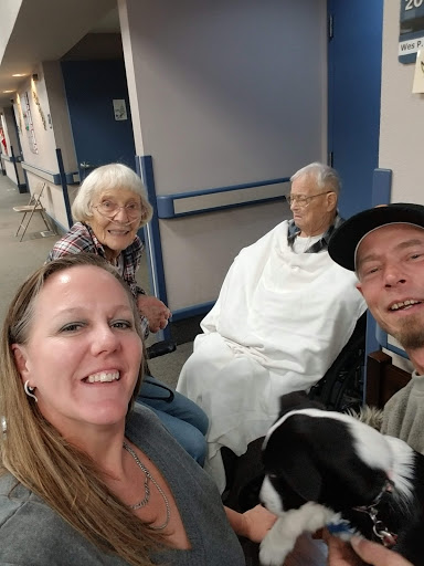 A heartwarming family selfie at the hospital, capturing moments of love and support.