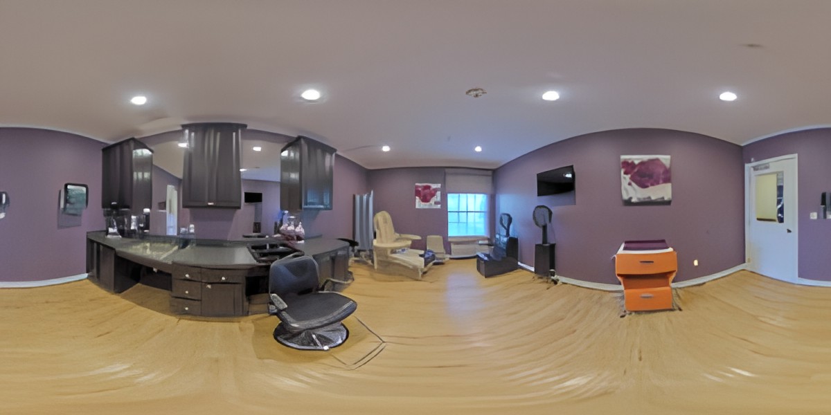 A well-equipped salon interior with chairs and hairdressing stations.