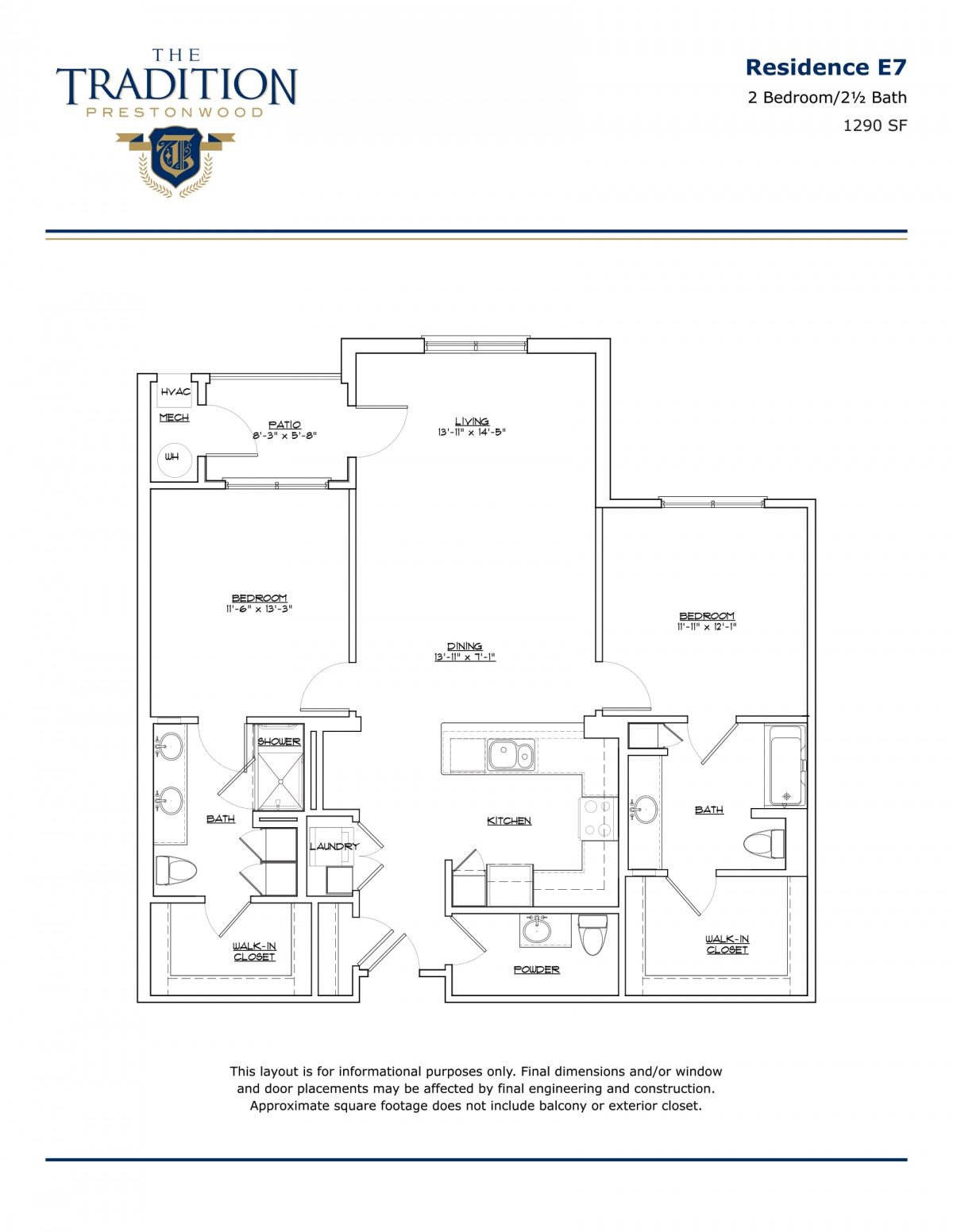 A floor plan illustrating the layout of an apartment with labeled rooms and areas.