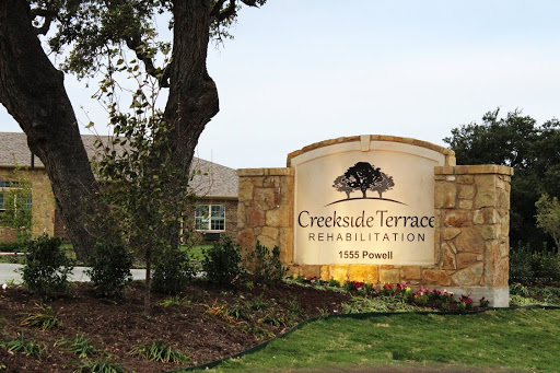 Entrance to Creekside Terrace Rehabilitation Center.