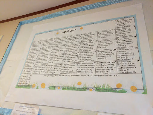 A well-organized chart displaying various categories or topics for educational purposes.