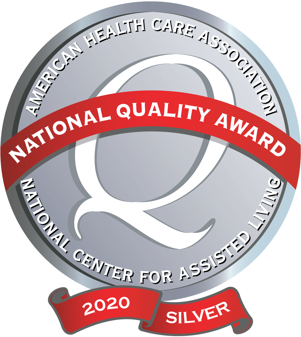 2020 Silver National Quality Award from the American Health Care Association.