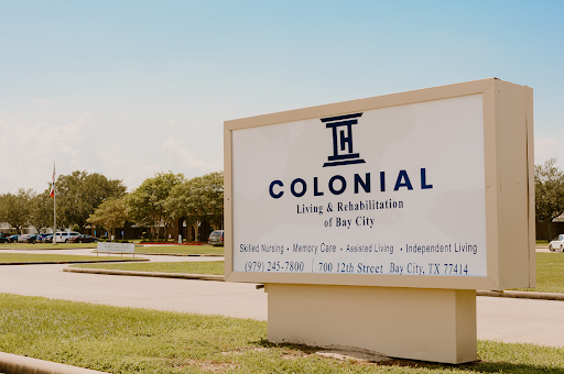 Signage for Colonial Living & Rehabilitation facility.
