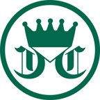 Green circular logo featuring a crown design.