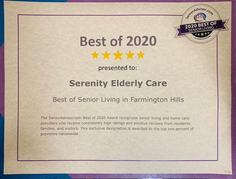 Serenity Elderly Care