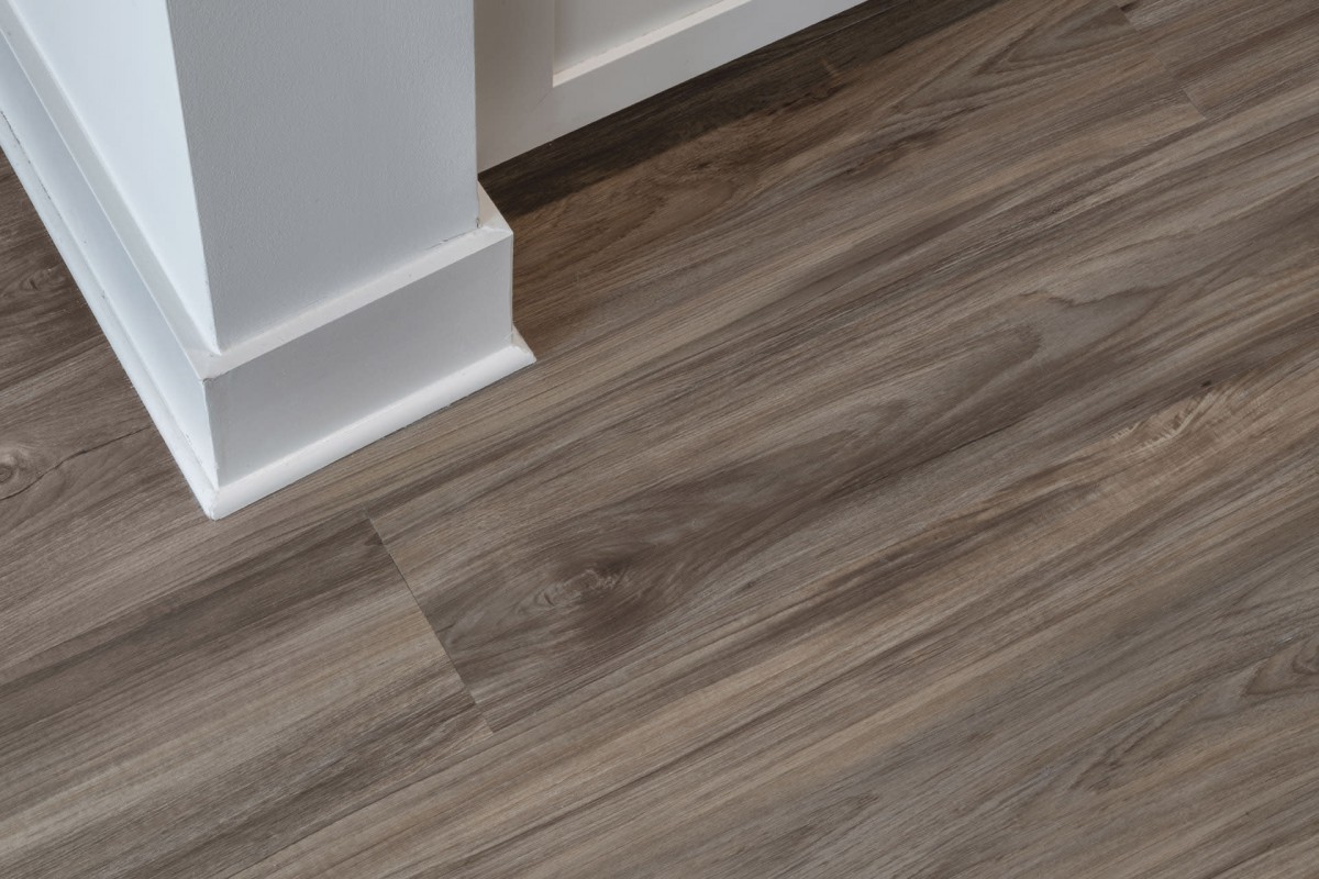 Wood-look vinyl plank flooring in an interior setting.