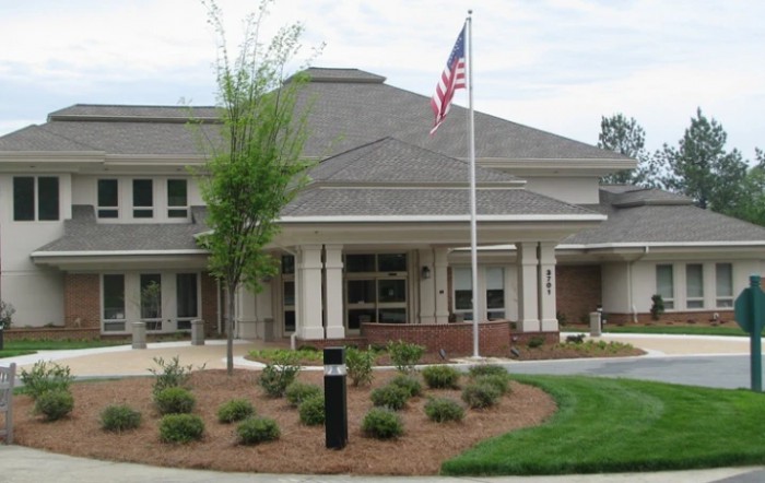Building exterior and grounds