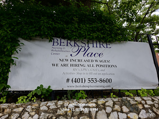Banner advertising Berkshire Place with contact details for inquiries.