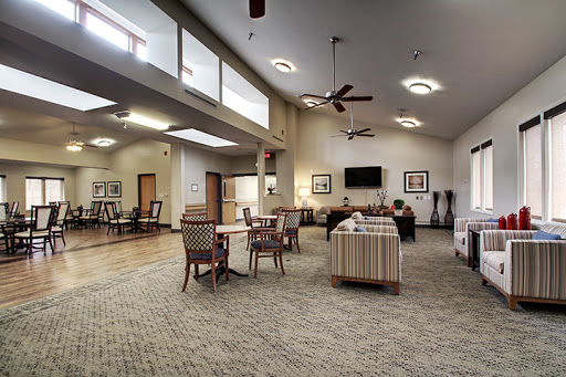A cozy and spacious common area designed for relaxation and socializing.