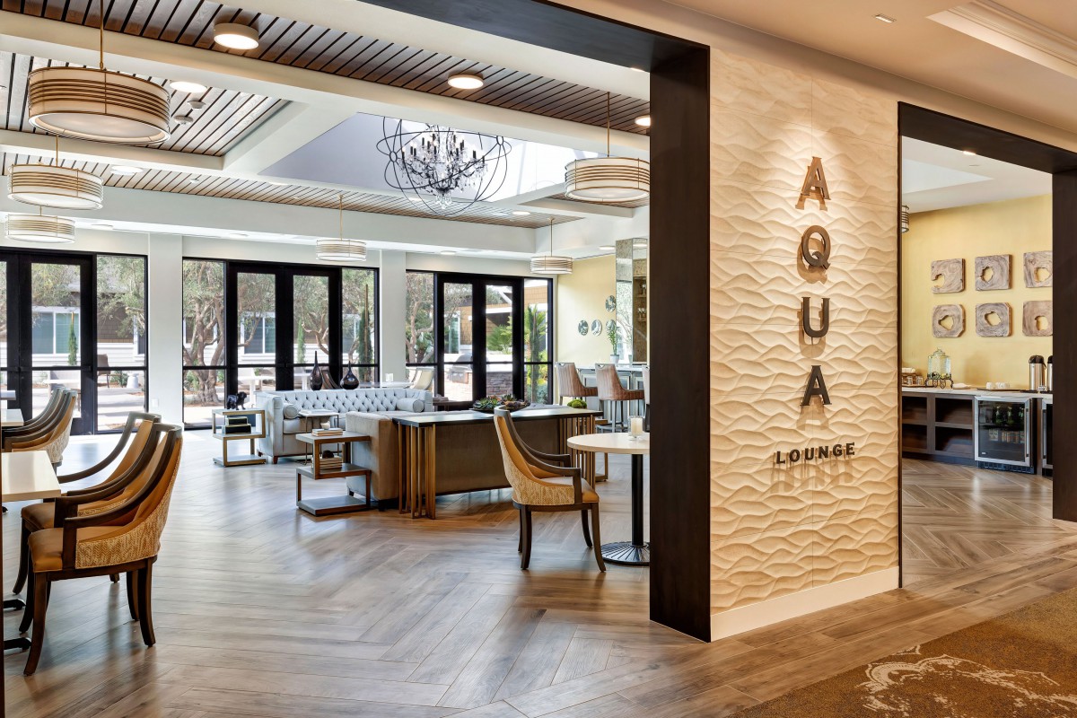 A modern and luxurious spa interior designed for relaxation.