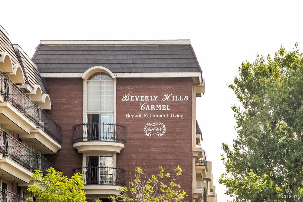 Exterior view of Beverly Hills Farms, showcasing its classic architectural design.