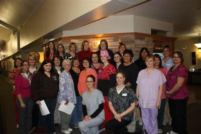 A gathering of dedicated healthcare professionals, showcasing teamwork and camaraderie.