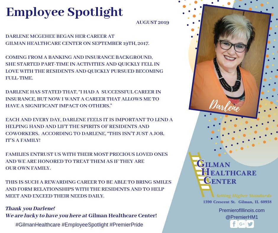 An employee spotlight highlighting achievements and contributions in a healthcare setting.