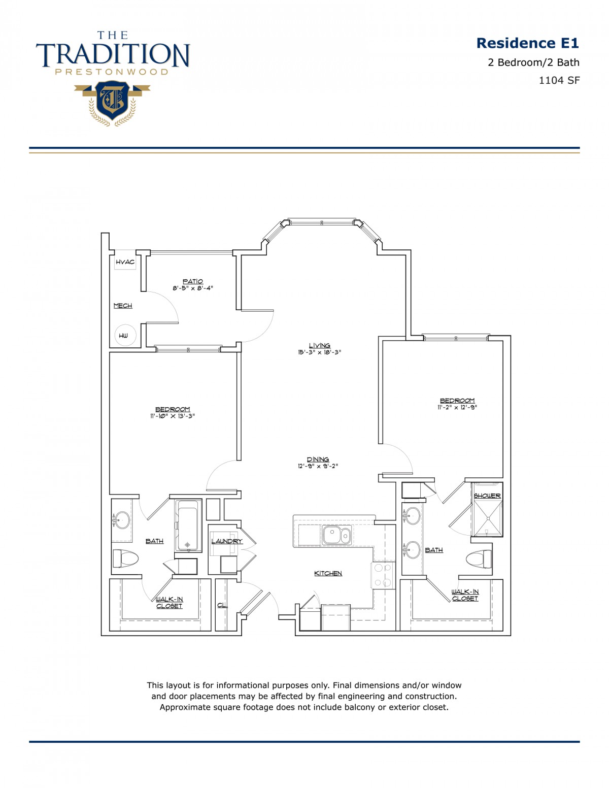 Blueprint of an apartment layout with various rooms and amenities.