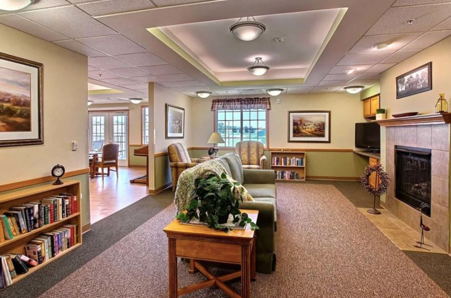 A cozy living room with comfortable seating and a television.