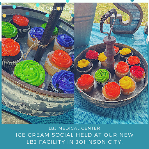 A delightful ice cream social featuring vibrant cupcakes at the new LGBTQ+ facility in Johnson City.