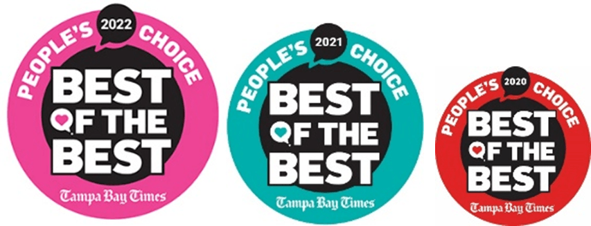 People's Choice Best of the Best 2021 award by Tampa Bay Times.