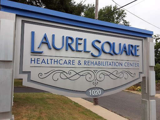 Sign for Laurel Square Healthcare & Rehabilitation Center