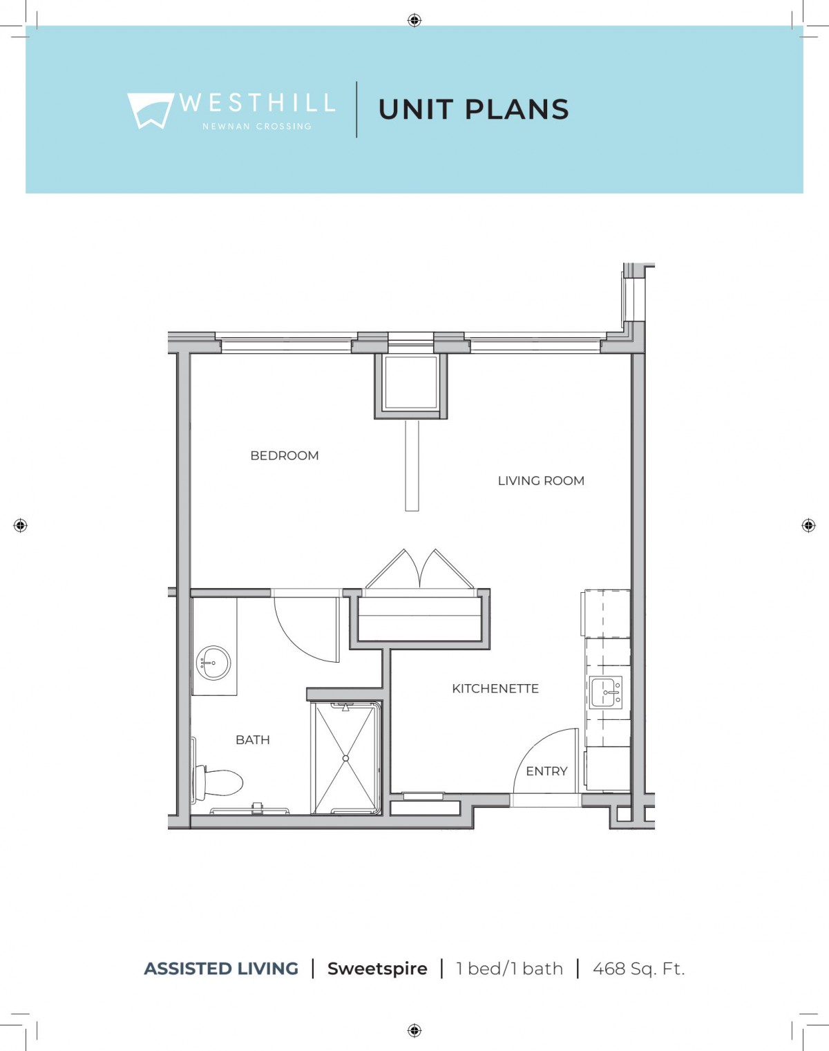 A floor plan of a modern apartment showing room layout and dimensions.