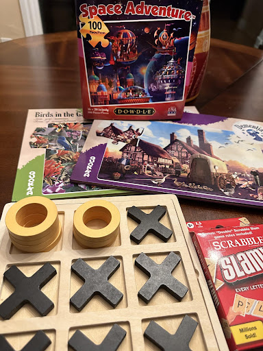 A collection of fun board games and activities for a perfect game night.