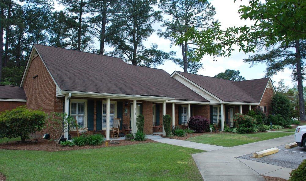 Facility exterior with landscaping