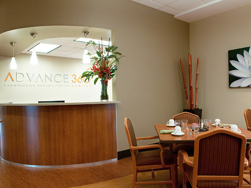 A welcoming reception area with modern decor and wooden furnishings.