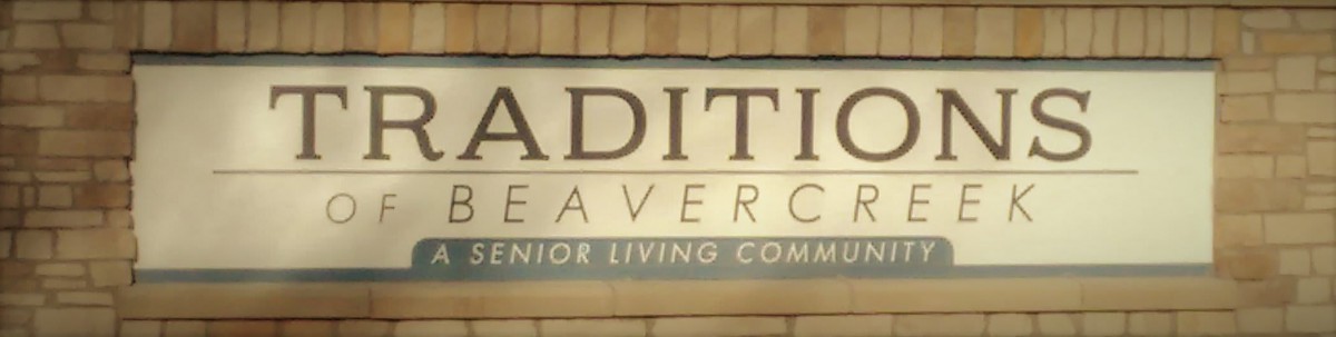 Sign for a senior living community.