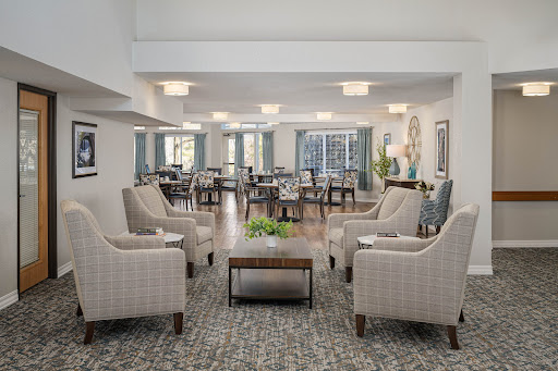 A modern and cozy living room setup with comfortable seating and a welcoming atmosphere.