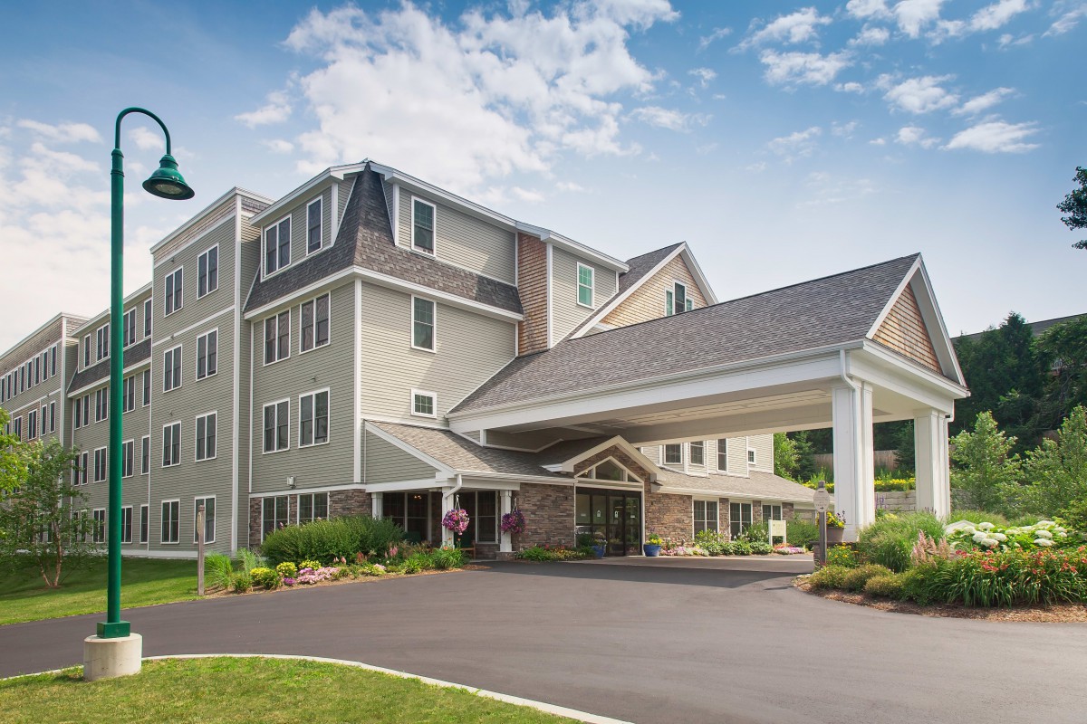 Modern hotel exterior with a welcoming entrance.