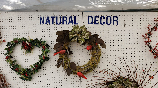 A beautifully crafted natural wreath, perfect for seasonal decorations.