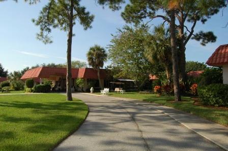 A suburban house with a long driveway surrounded by trees and a well-maintained lawn on a sunny day.