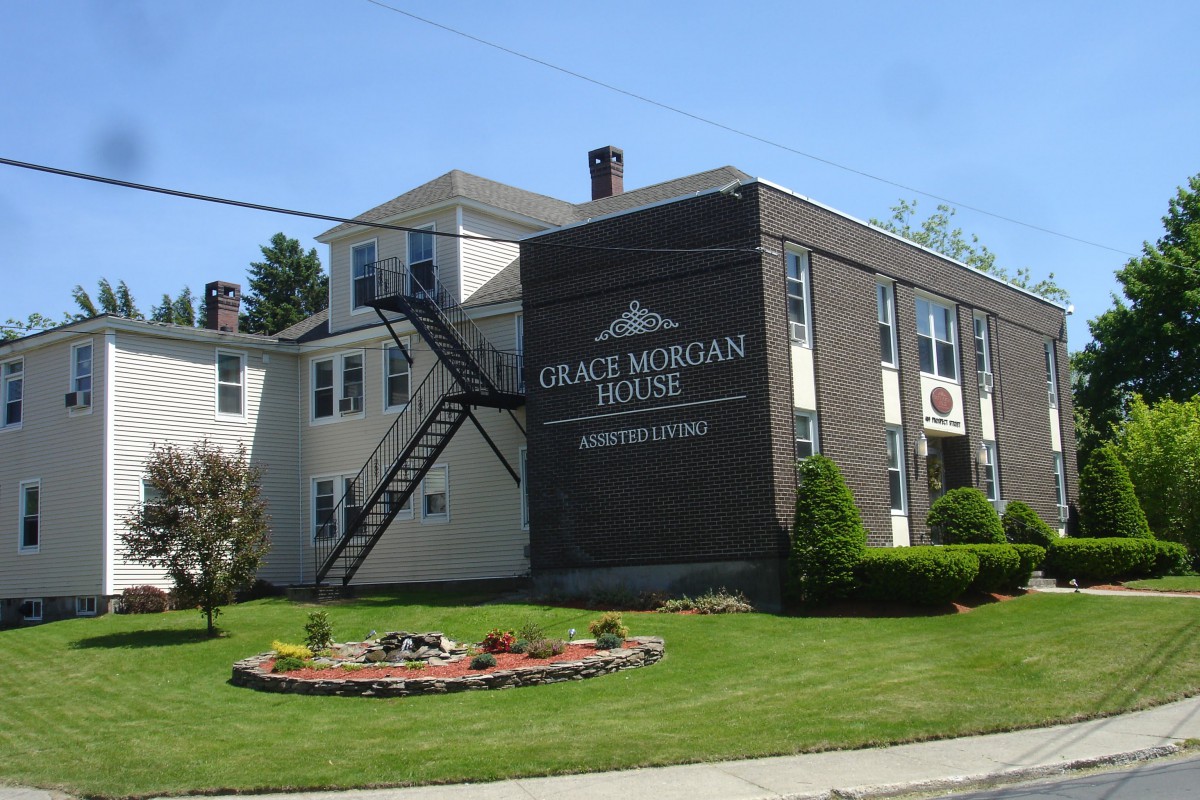 Building exterior and landscaping