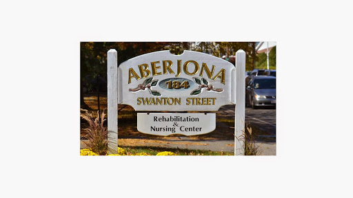 Signage for Aberjona Rehabilitation and Nursing Center located on Swanton Street.