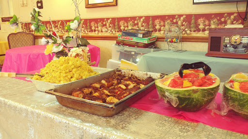 A delightful spread of dishes, including a colorful fruit platter and savory appetizers.