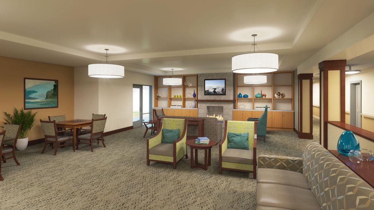 A modern living room with comfortable seating and contemporary decor.