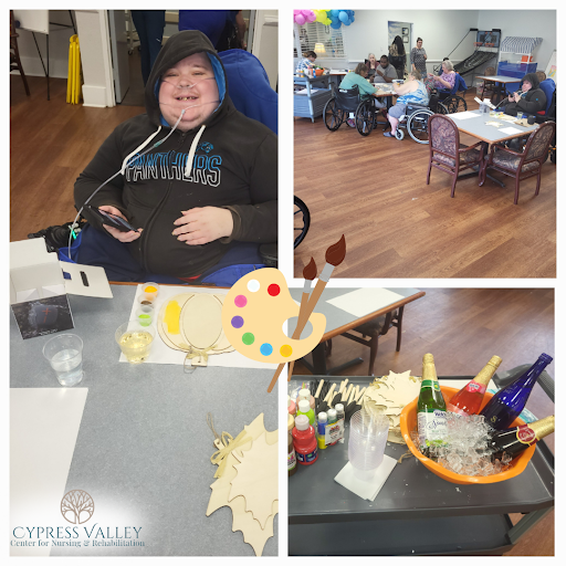 A joyful gathering filled with activities and festive decorations.