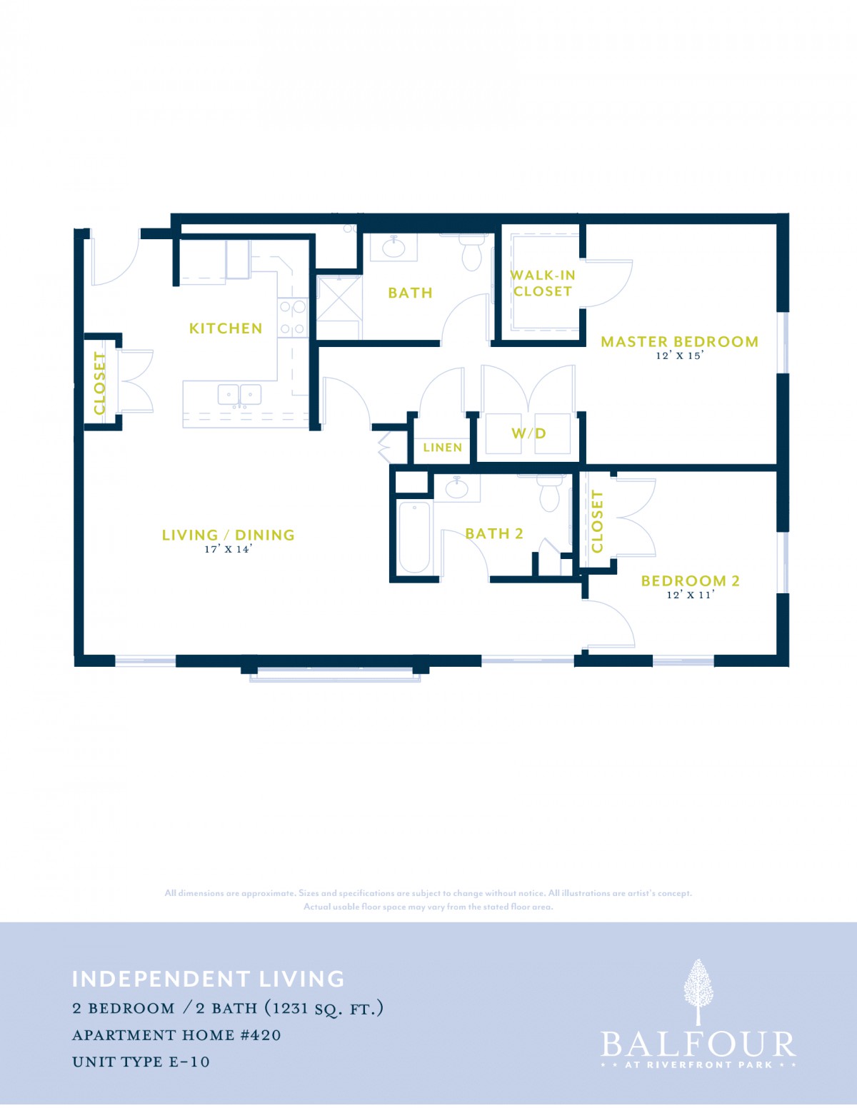 A detailed floor plan of a residential layout.