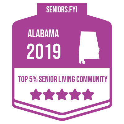 Top 5% Senior Living Community in 2019
