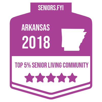 Top 5% Senior Living Community in 2018
