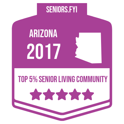 Top 5% Senior Living Community in 2017