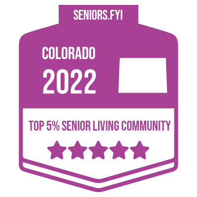 Top 5% Senior Living Community in 2022
