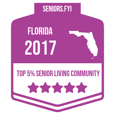 Top 5% Senior Living Community in 2017